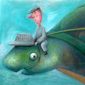 Ciclo di illustrazioni con tema marino