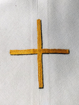 Stola religiosa dipinta a mano con decorazione pittorica